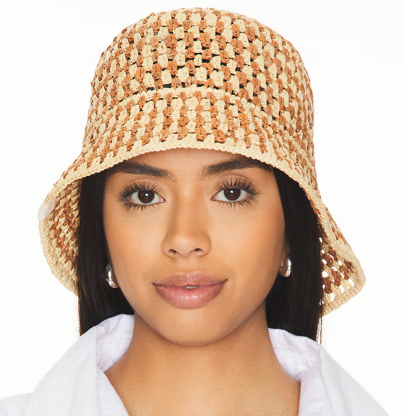 Jocelyn Brown / Natural Raffia Bucket Hat – Chic Streets