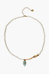 Sedna Evil Eye Necklace ~ Pearl Mix