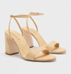 Malia Natural Simple Heeled Sandal
