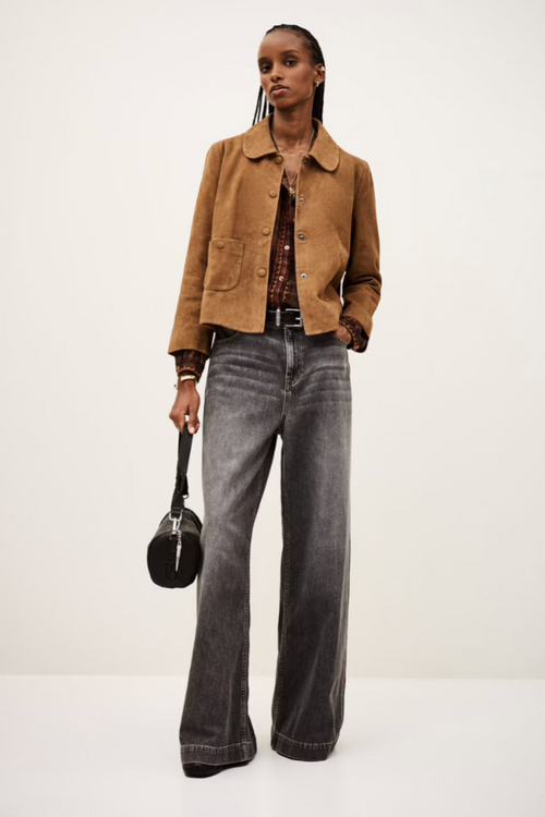 Milas Straight-Cut Jacket ~ Camel