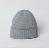Classic Cashmere Slouchy Hat ~ Grey