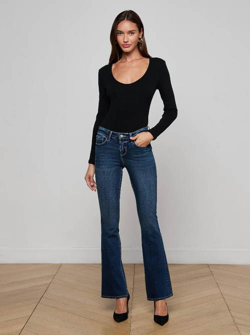 Cara Low-Rise Bootcut Jean ~ Roxbury