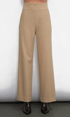 Silvie Wide Leg Knit Trousers ~ Sand