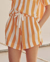 Bonfire Short ~ Mango Stripe