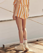 Bonfire Short ~ Mango Stripe