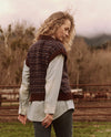 Sweater Vest~ Driftwood Paisley