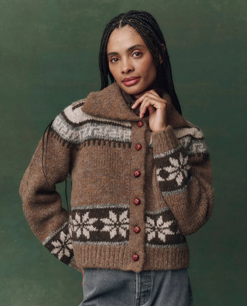 The Nordic Scholar Cardigan ~ Hickory Fair Isle – Chic Streets