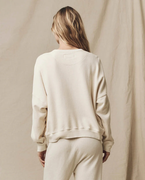 The Teammate Sweatshirt ~ Washed White