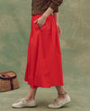 The Voila Skirt ~ True Red