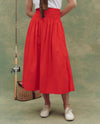 The Voila Skirt ~ True Red