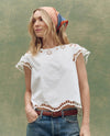 The Super Bloom Eyelet Top ~ White