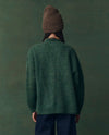 The Brushed Melange Cardigan ~Meadow Green