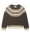 Greek Key Pullover~ Driftwood