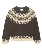 Greek Key Pullover~ Driftwood