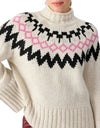 Tis The Season Fairisle Sweater ~ Toasted Marshmallow Multi
