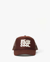 Trucker Hat ~ Chocolate w/ Cream Beaucoup Cool