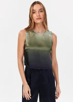 Romilly Cropped Top ~ Caspian Ombre