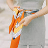 The Charlottesville Tundy Scarf ~ Orange