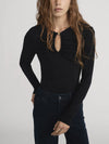 The Keyhole Top ~ Black