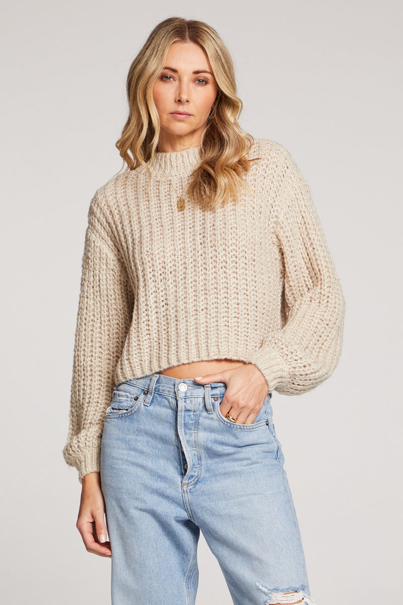 Long Sleeve Sweater ~ Bone