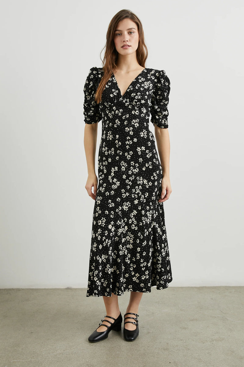 Zariah Dress ~ Noir Floral