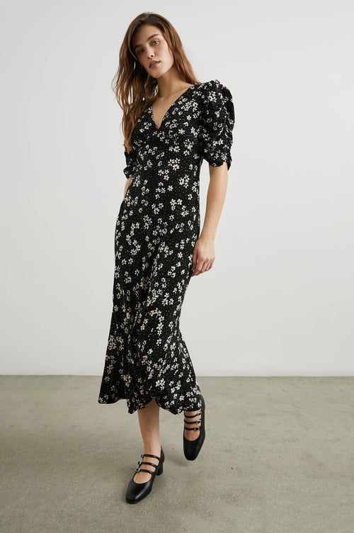 Zariah Dress ~ Noir Floral