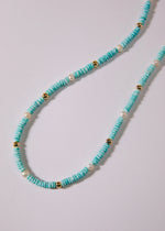 Blue Nugget Necklace