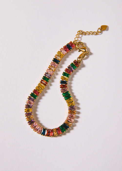 Rainbow Stone Bracelet