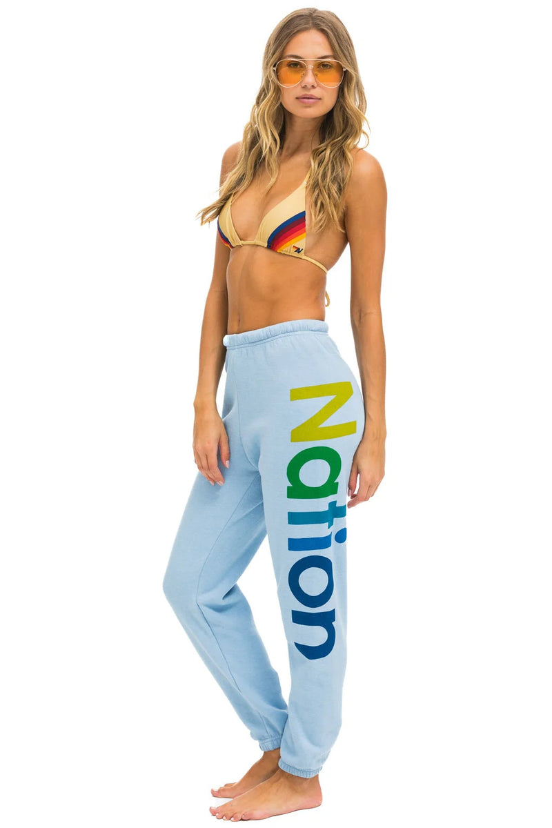 Aviator Nation 2 Sweatpants ~ Ice