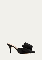 Margot Bow Mule ~ Black