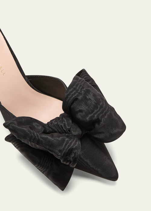 Margot Bow Mule ~ Black