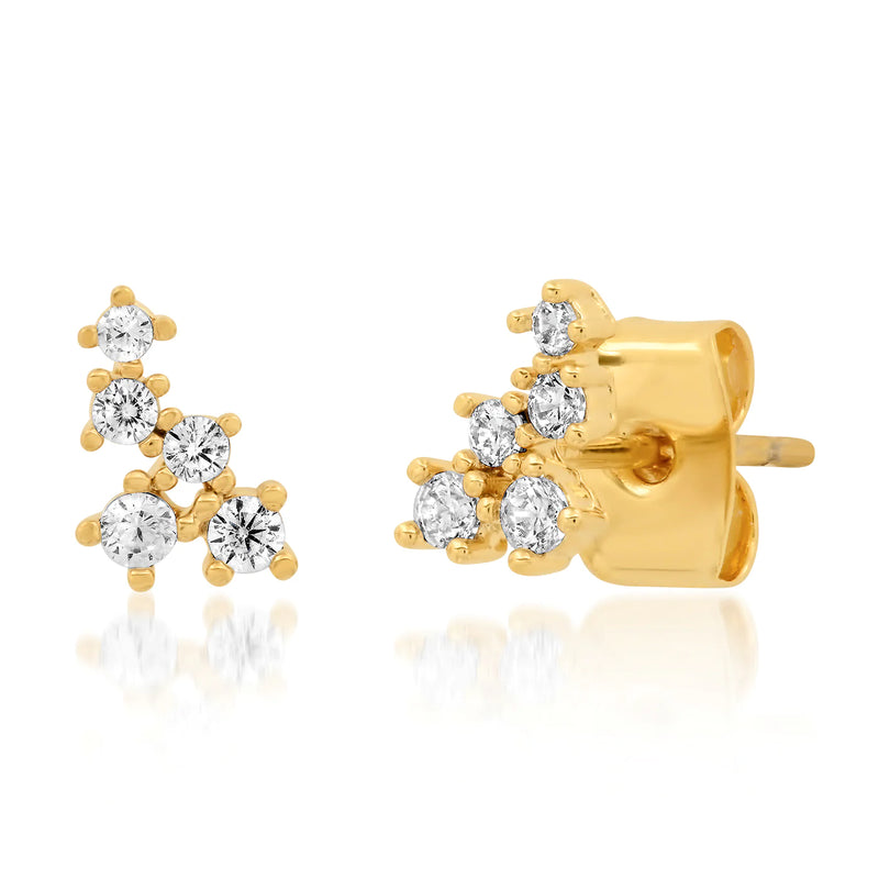 Cluster CZ Studs