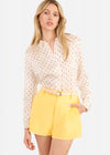 Crosby Silk Blouse ~ Pin Dot