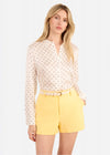 Crosby Silk Blouse ~ Pin Dot