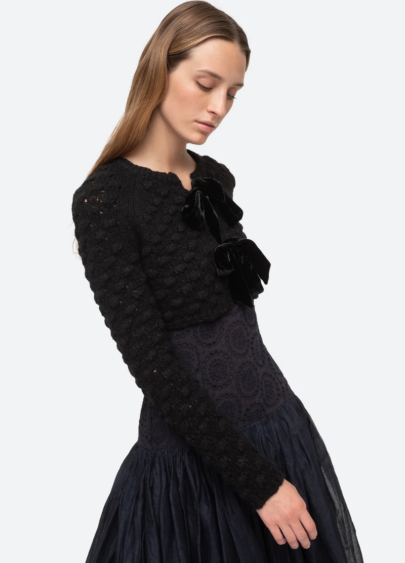 Teresa Cropped Cardigan ~ Black Chic Streets Teresa Cropped Cardigan ~ Black Chic Streets