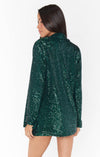 Dance Blazer ~ Emerald Sequins