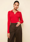 Debra Top ~ Apple Red