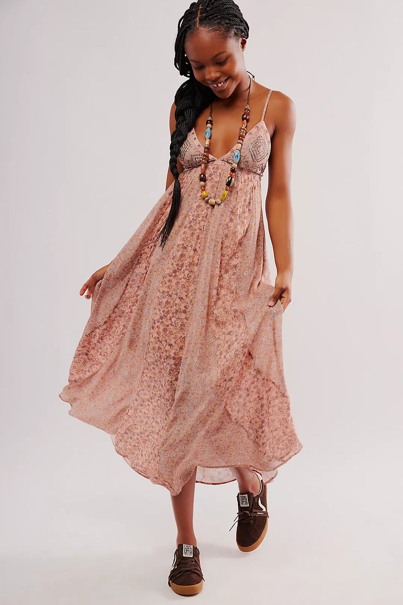 Forever Time Dress ~ Dusty Pink Combo Chic Streets Forever Time Dress ~ Dusty Pink Combo Chic Streets