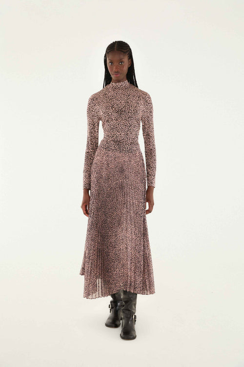 Pink Baby Leopard Jersey Blouse