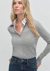 Cleo Top ~ Heather Grey