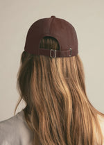 Classic Logo Baseball Hat ~ Brown/White