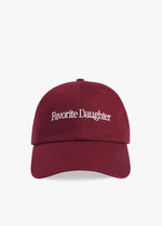 Classic Logo Baseball Hat ~ Sangria Nights White