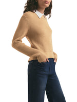 The Katie Removable Collar Rib Sweater Favorite Daughter