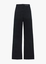 The Mischa Super High Rise Wide Leg Ankle ~ Licorice