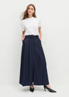Gabby Skirt ~ Navy Pinstripe