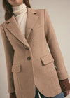 City Blazer~ Cognac Herringbone favorite Daughter