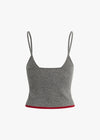The Rebecca Cami ~ Dark Charcoal Grey