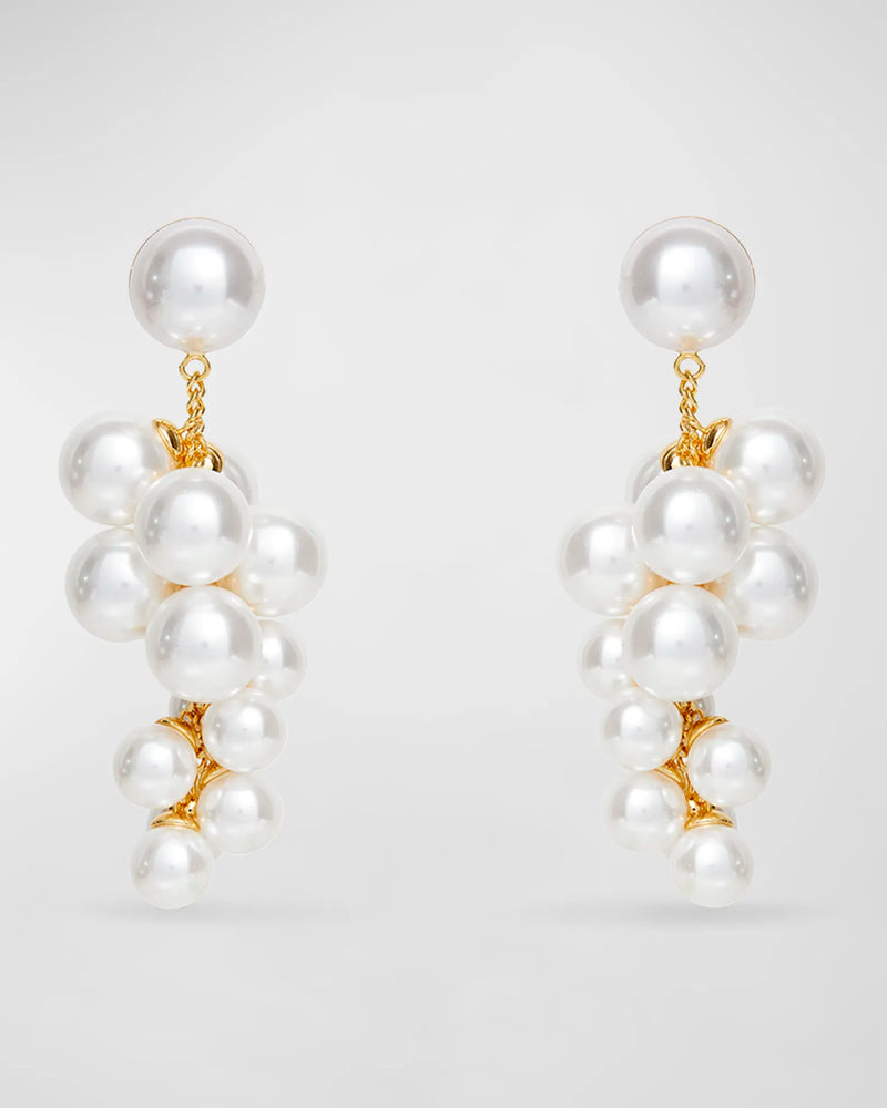 Pearl Grape Earrings - Main Image