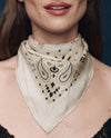 Silk Bandana ~ Creme