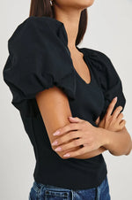 Hallie Top ~ Black